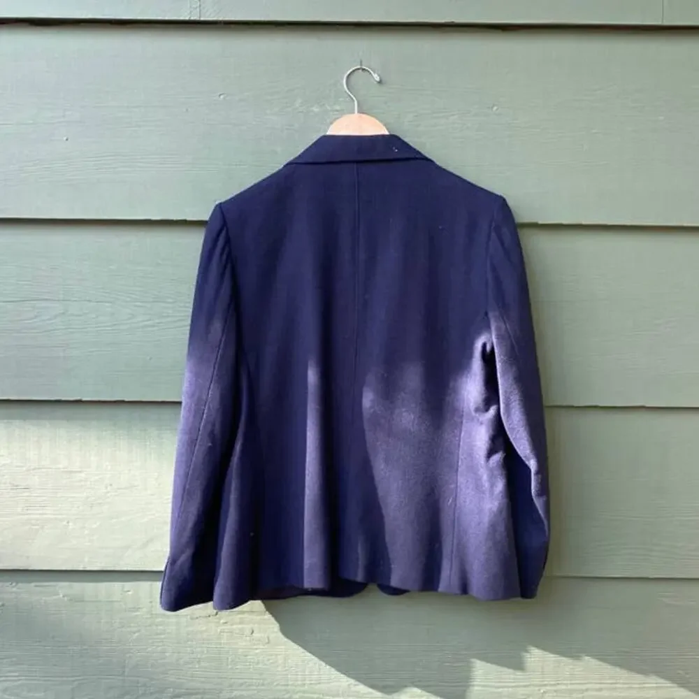 Vintage blazer slim navy blue